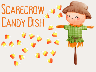 Scarecrow Candy Dish