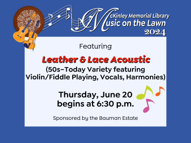 Music on the Lawn with Leather & Lace Acoustic