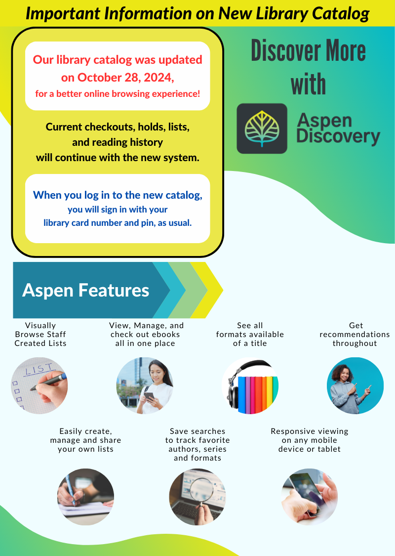 Library Catalog Update to Aspen Discovery