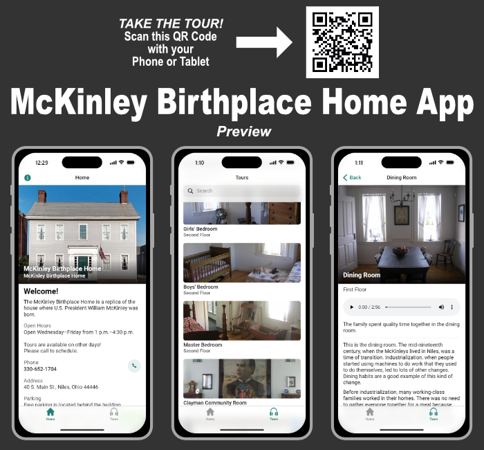 McKinley Birthplace Home App