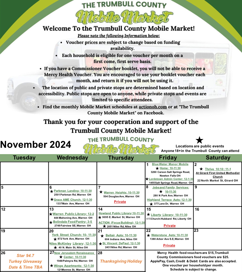 Trumbull County Mobile Market